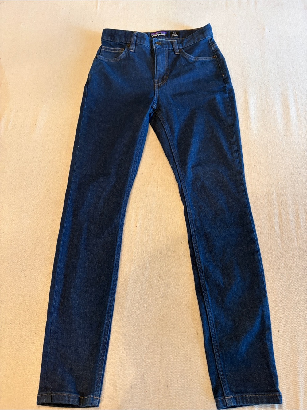 Patagonia Women’s Skinny Jeans in Dark Blue